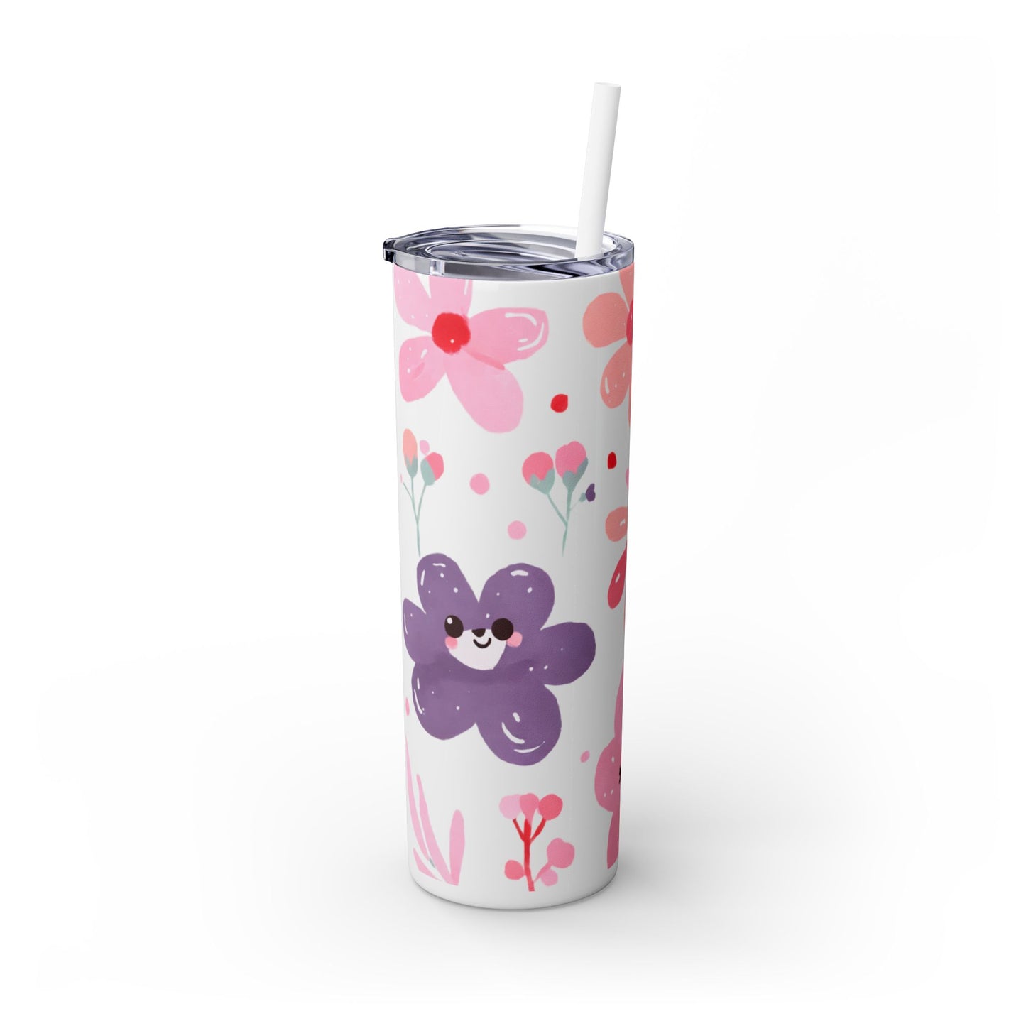 Skinny Tumbler with Straw, 20oz