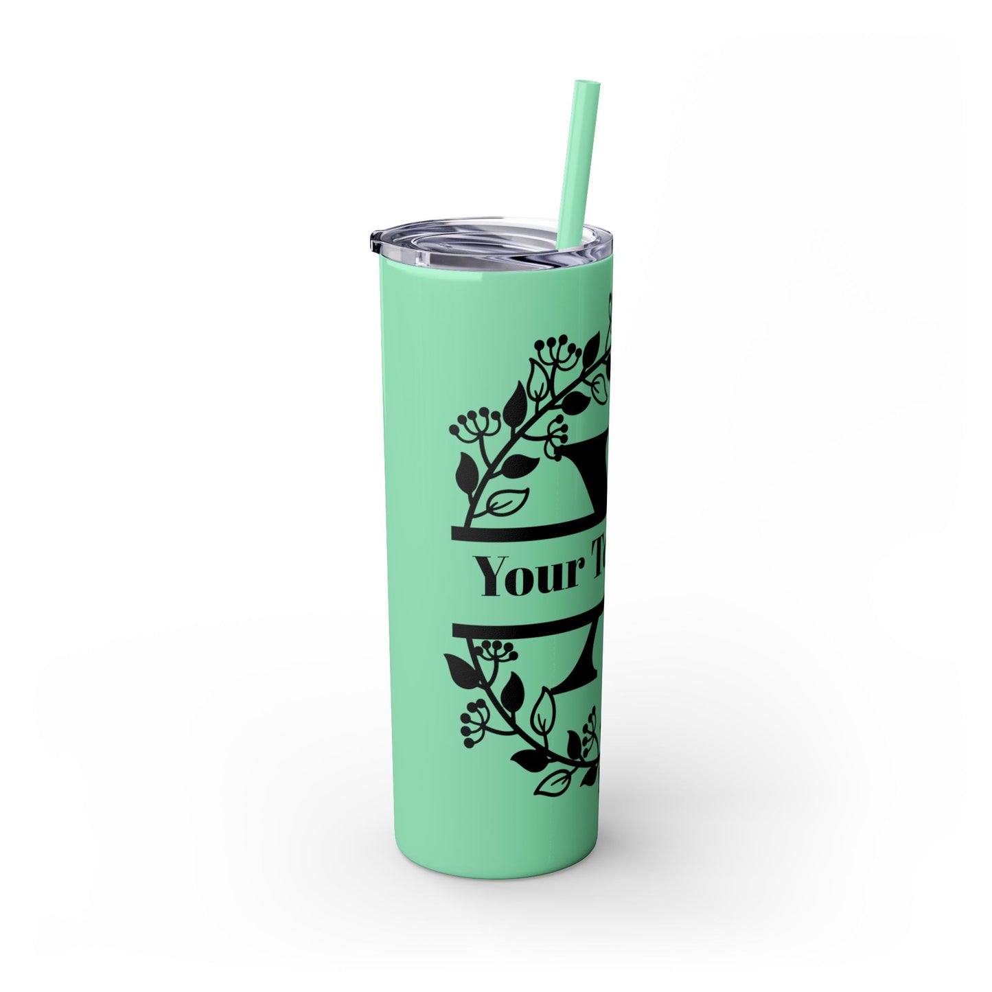 Skinny Tumbler with Straw, 20oz