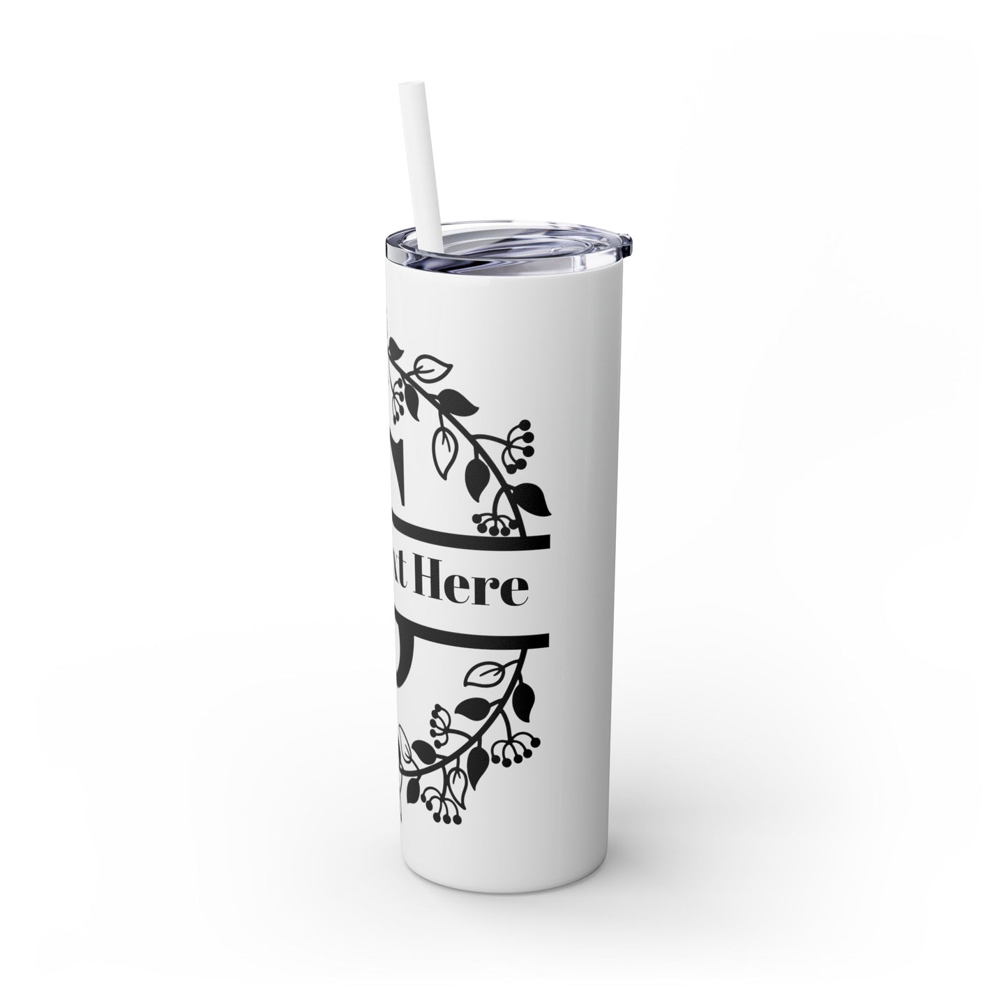 Skinny Tumbler with Straw, 20oz