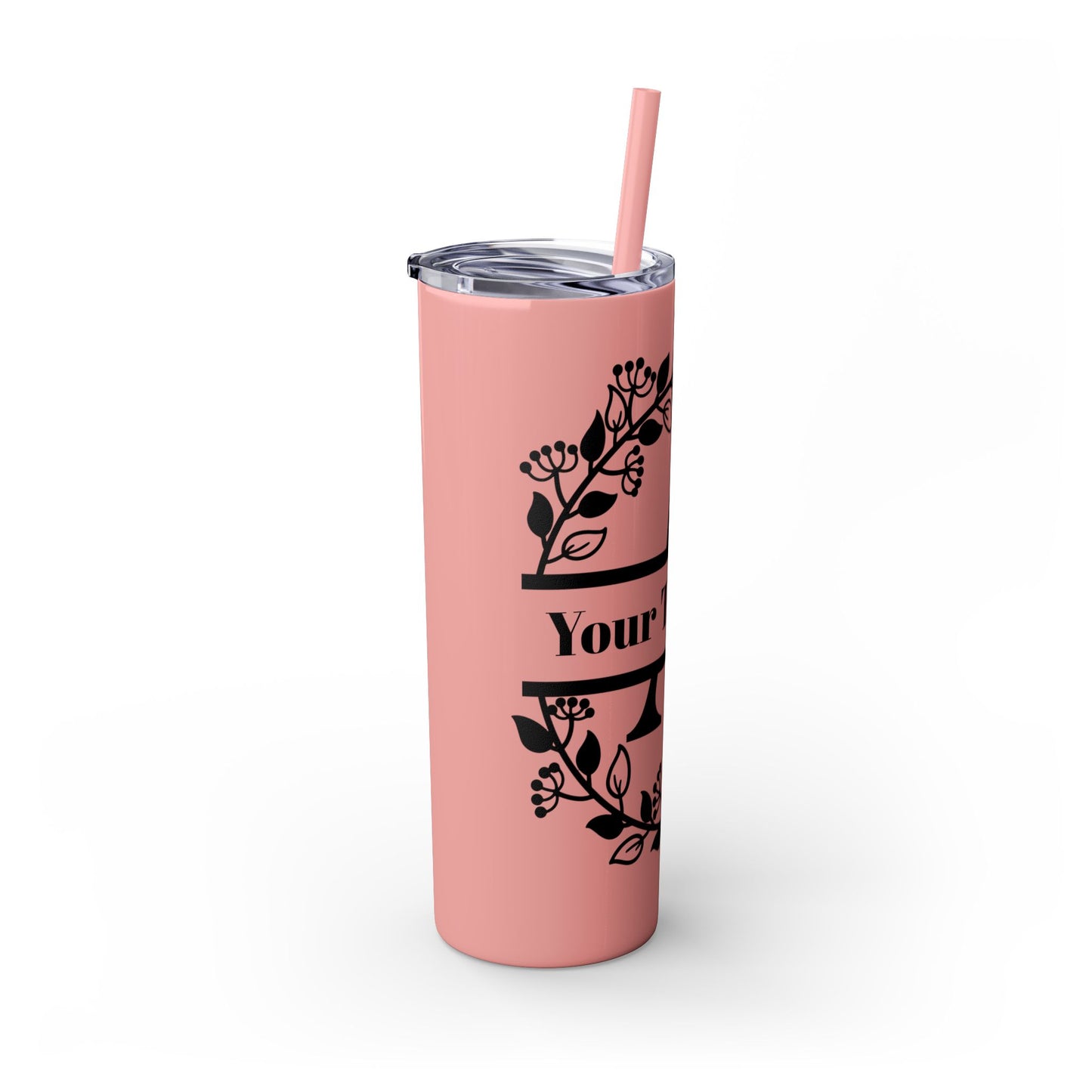 Skinny Tumbler with Straw, 20oz