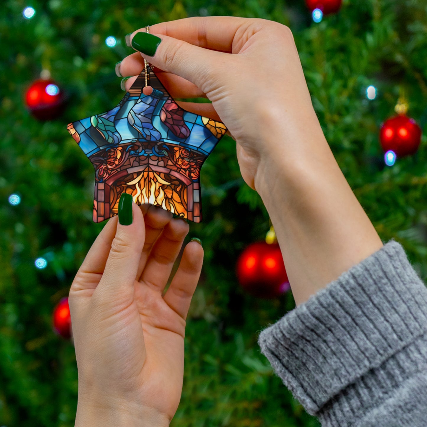 Ceramic Ornament, 4 Shapes