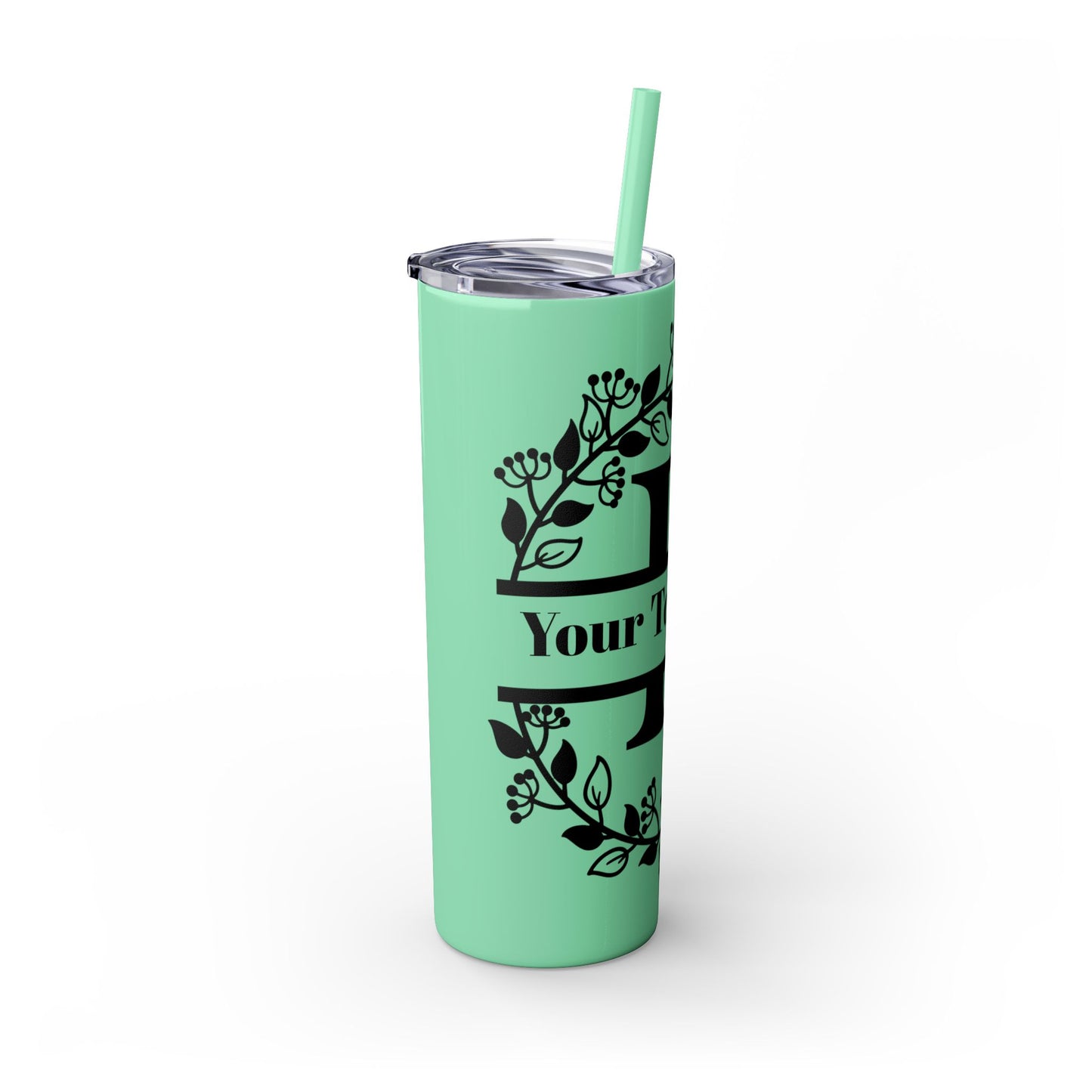 Skinny Tumbler with Straw, 20oz