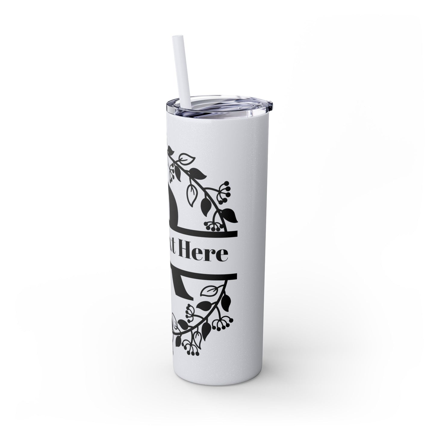 Skinny Tumbler with Straw, 20oz