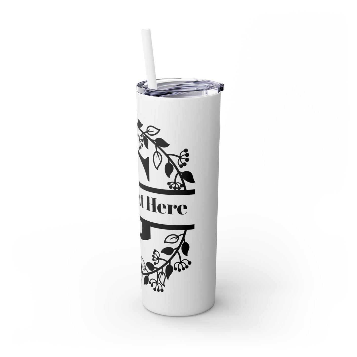 Skinny Tumbler with Straw, 20oz