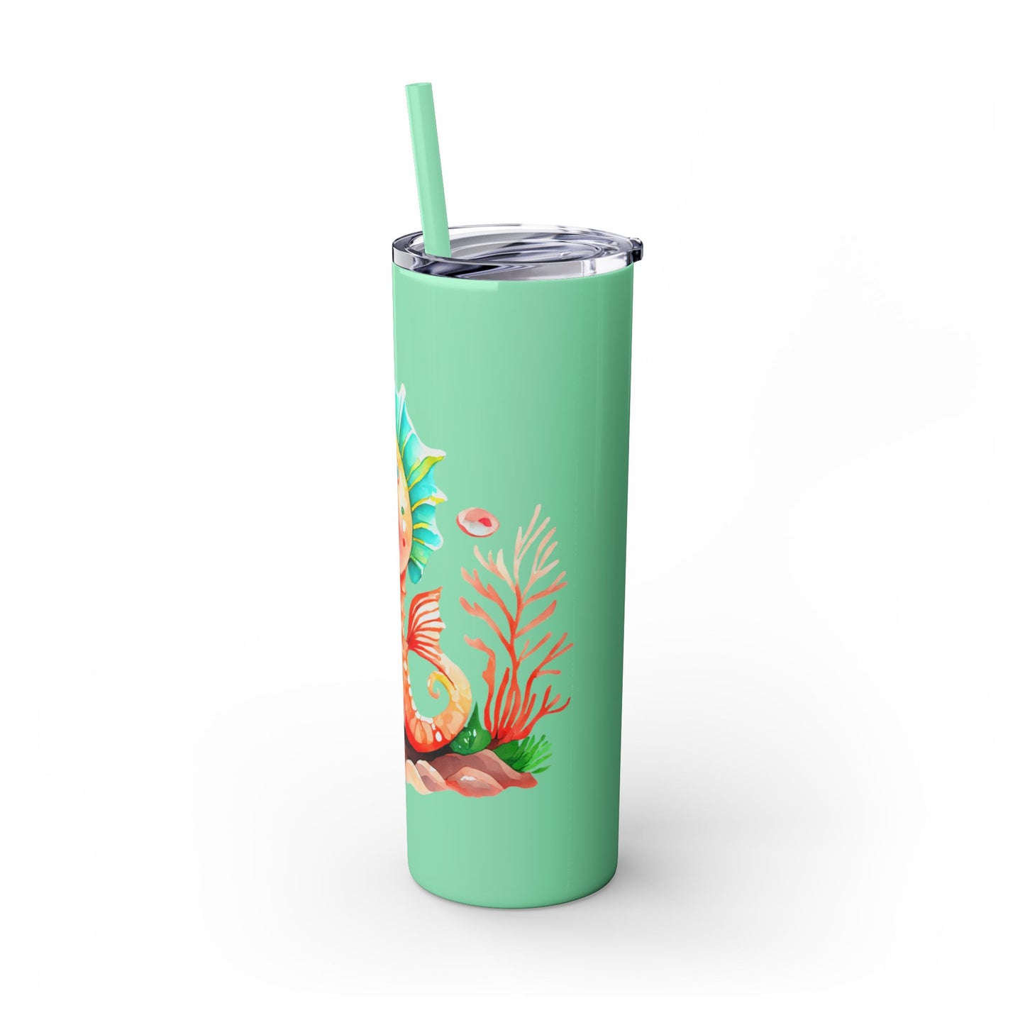 Skinny Tumbler with Straw, 20oz