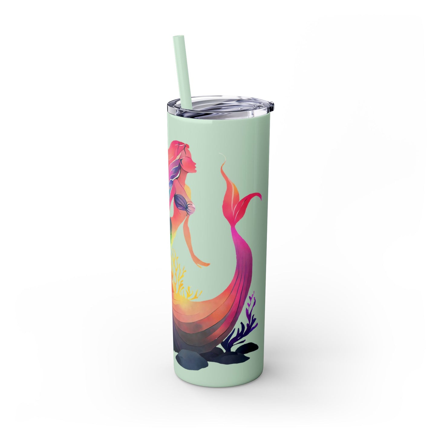 Skinny Tumbler with Straw, 20oz