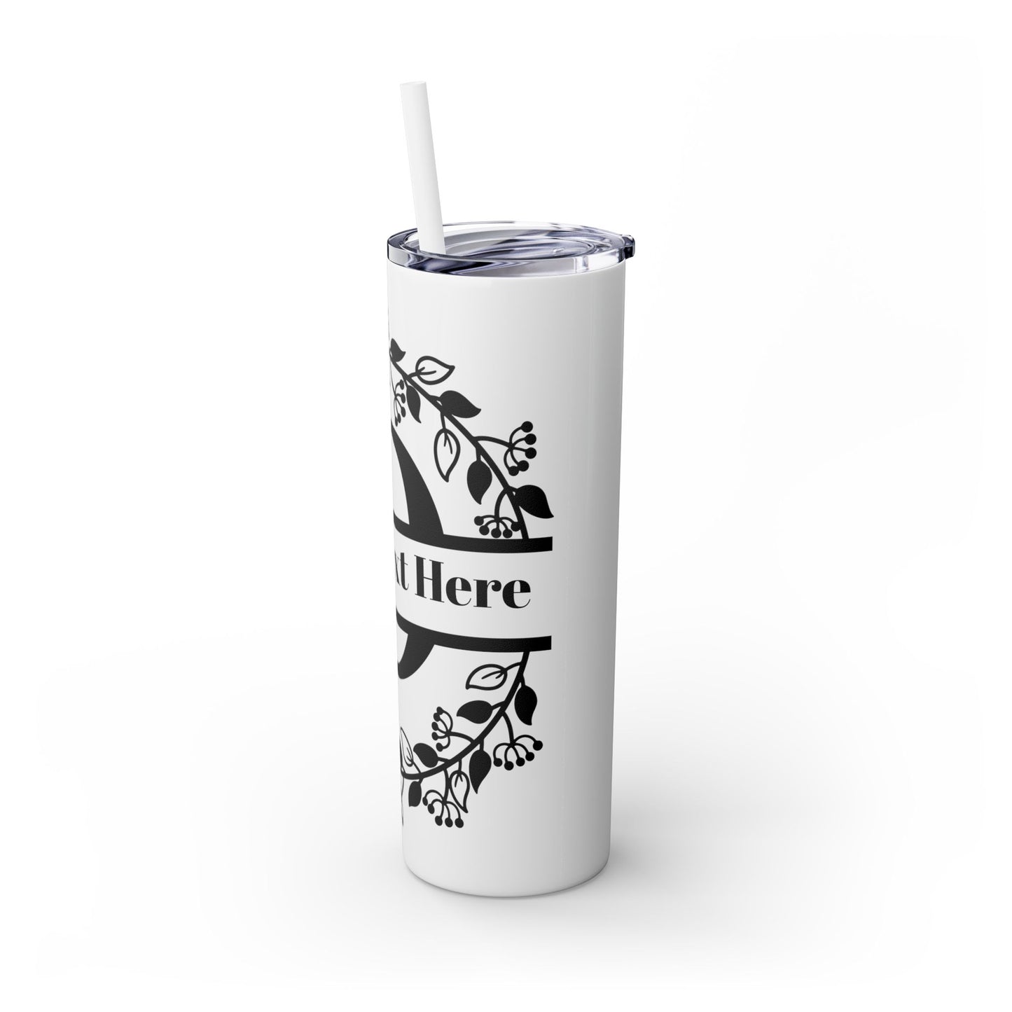 Skinny Tumbler with Straw, 20oz