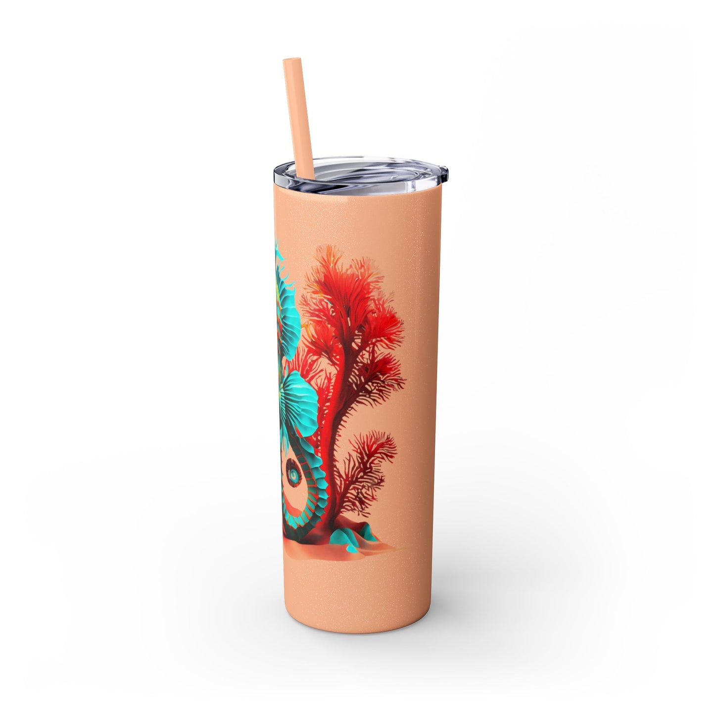 Skinny Tumbler with Straw, 20oz