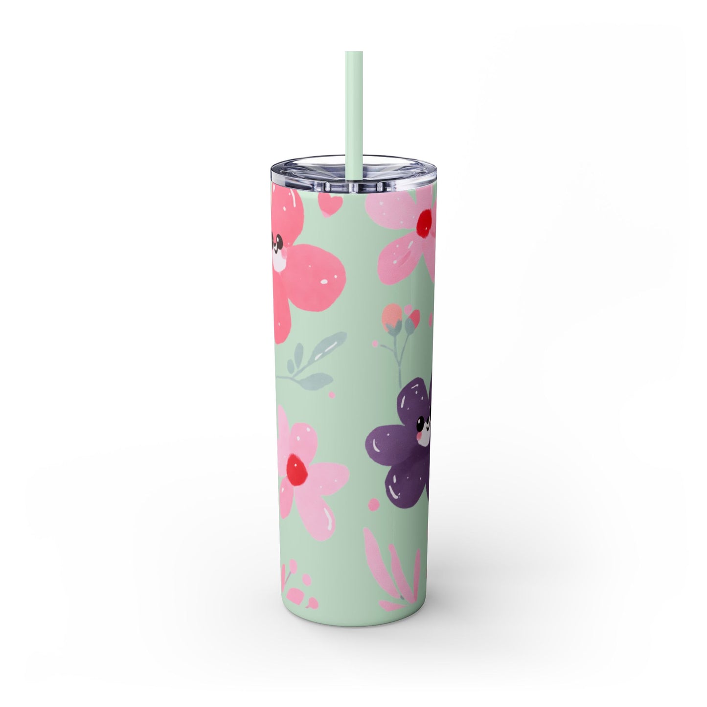 Skinny Tumbler with Straw, 20oz