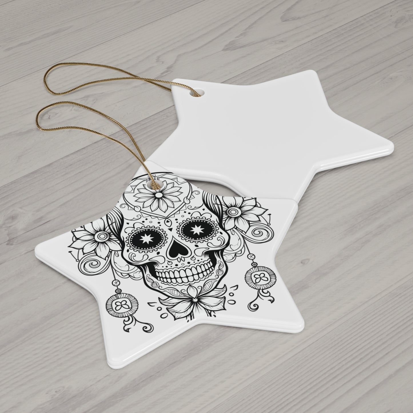 Ceramic Ornament, 4 Shapes