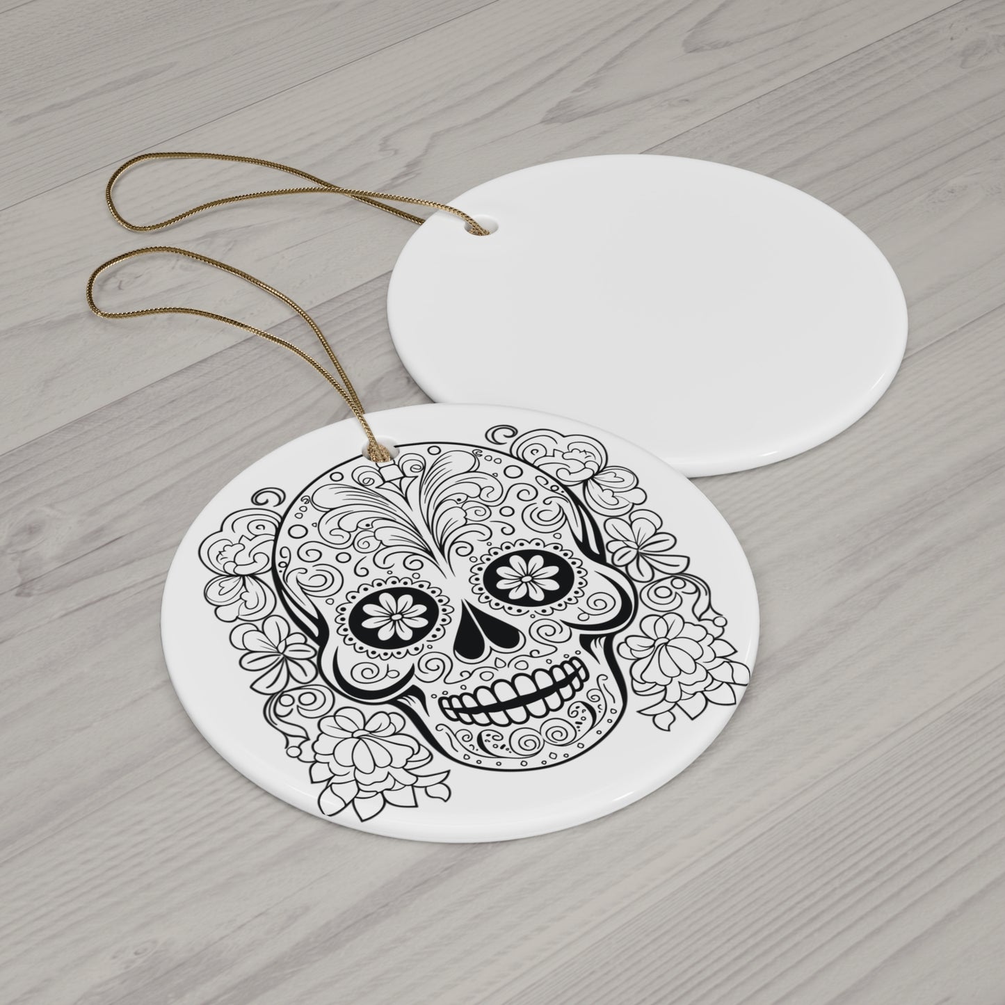 Ceramic Ornament, 4 Shapes