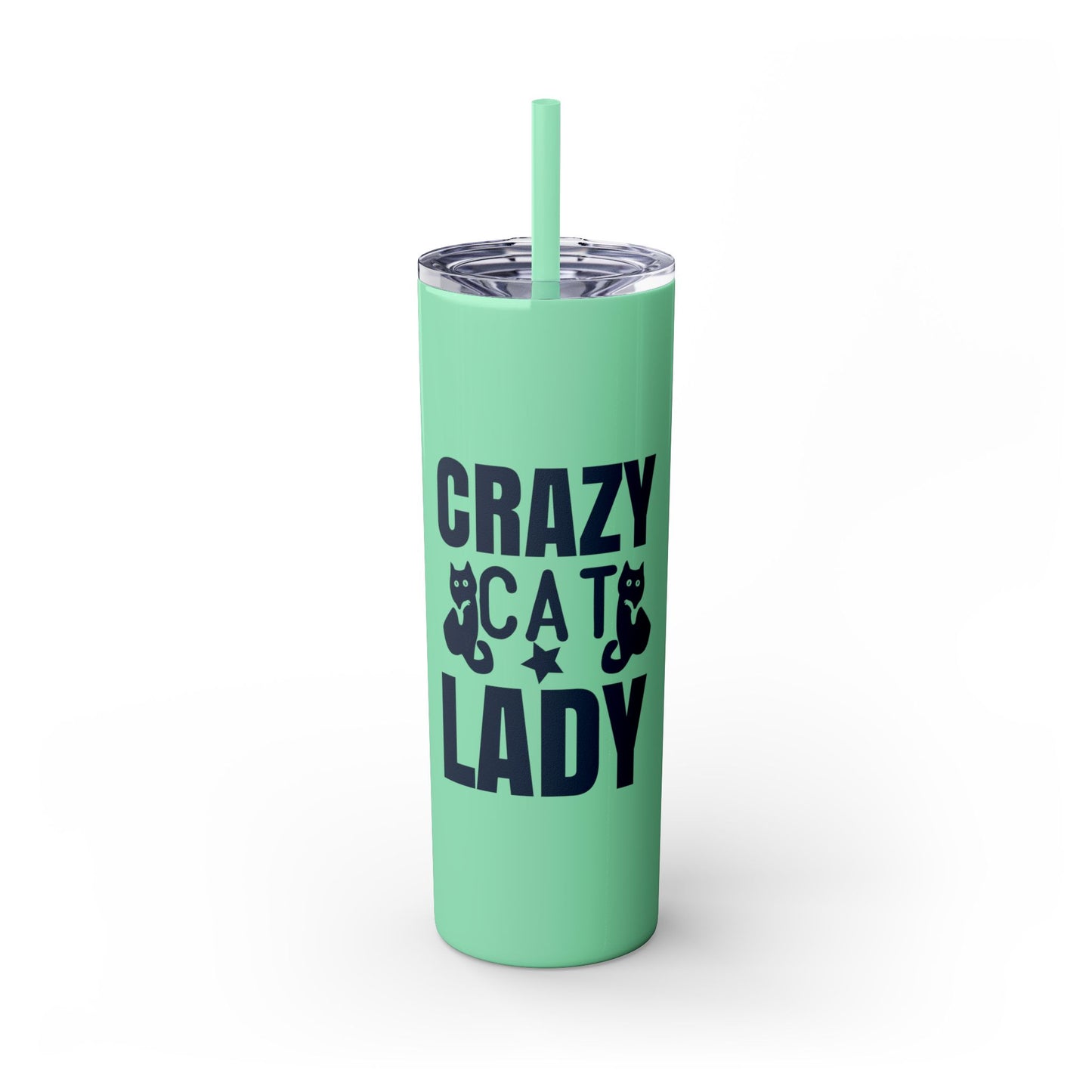 Skinny Tumbler with Straw, 20oz