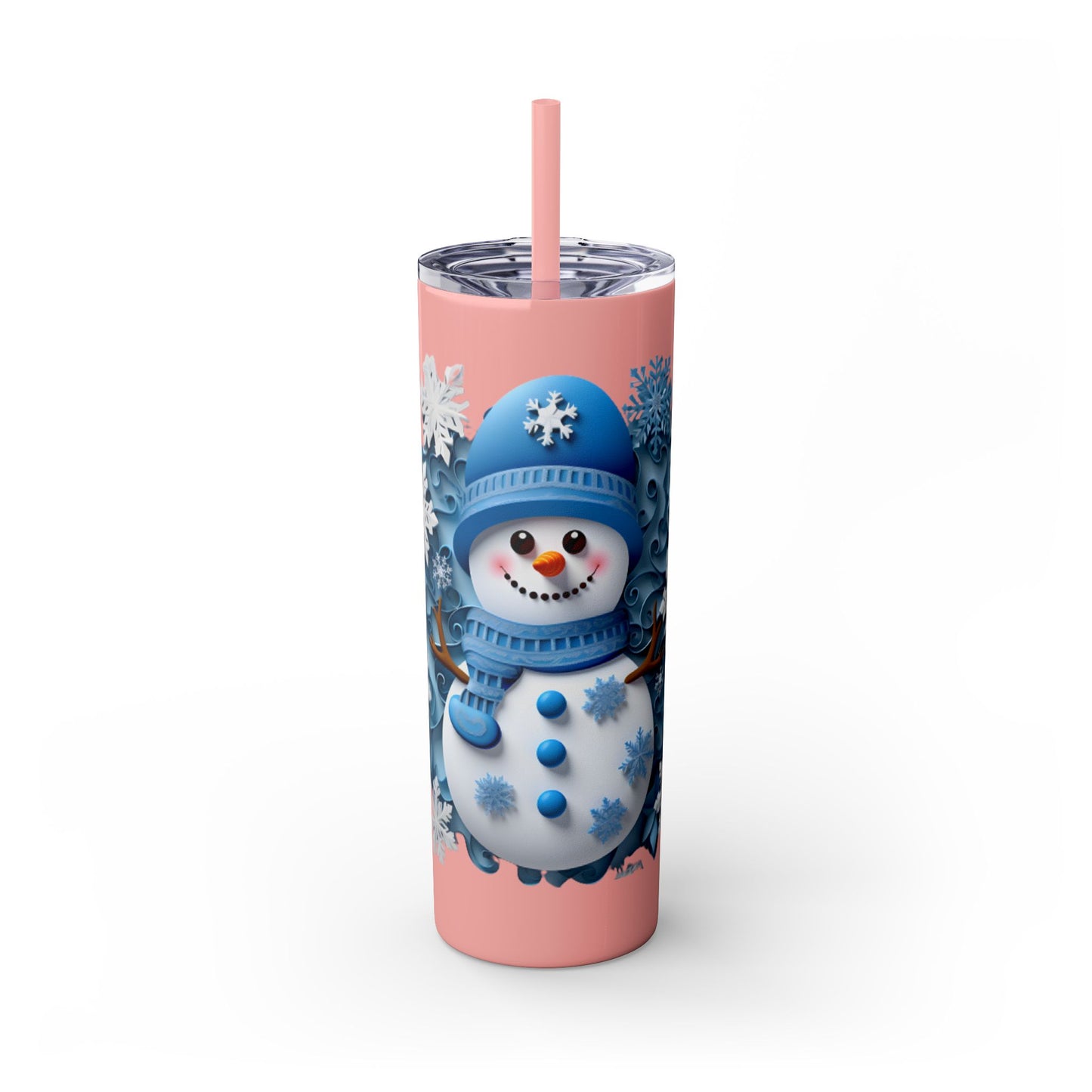 Skinny Tumbler with Straw, 20oz