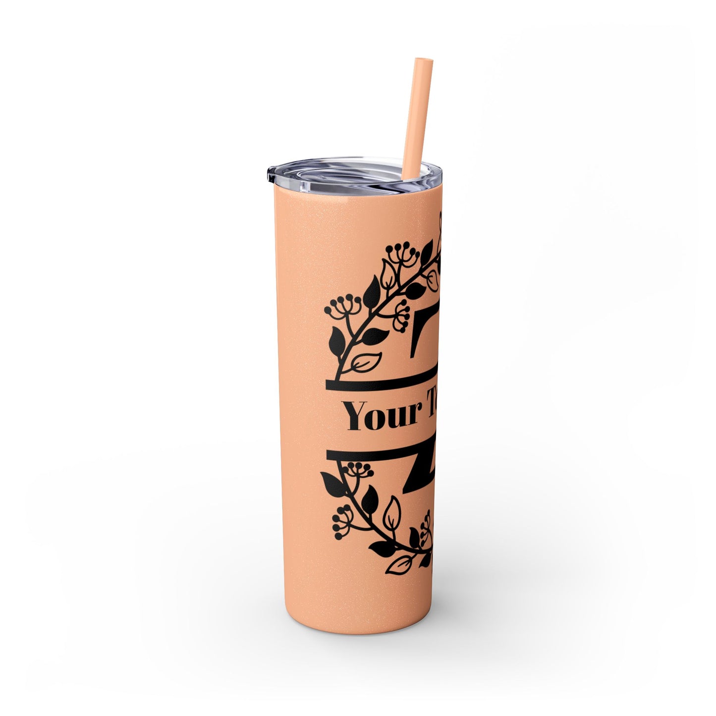 Skinny Tumbler with Straw, 20oz
