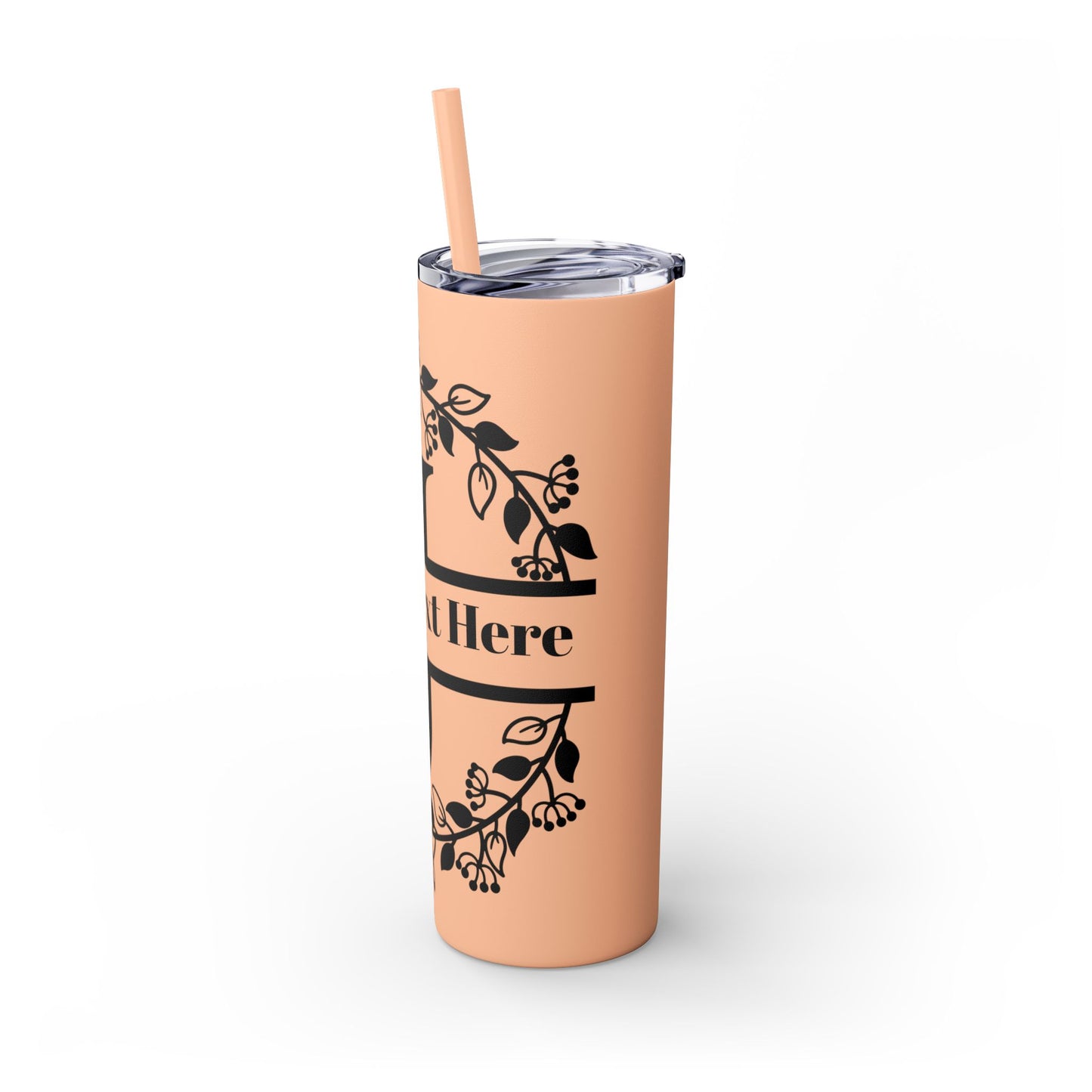 Skinny Tumbler with Straw, 20oz