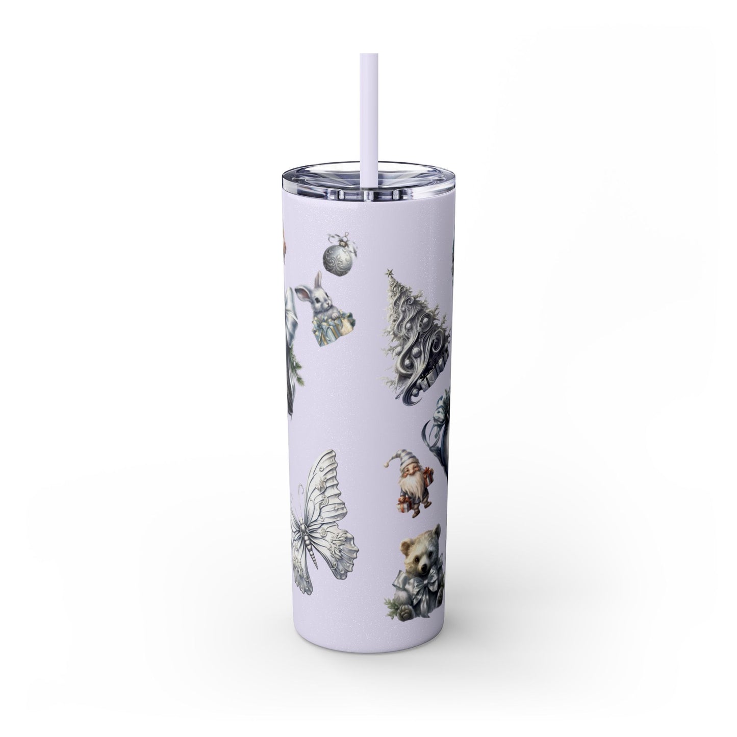 Skinny Tumbler with Straw, 20oz