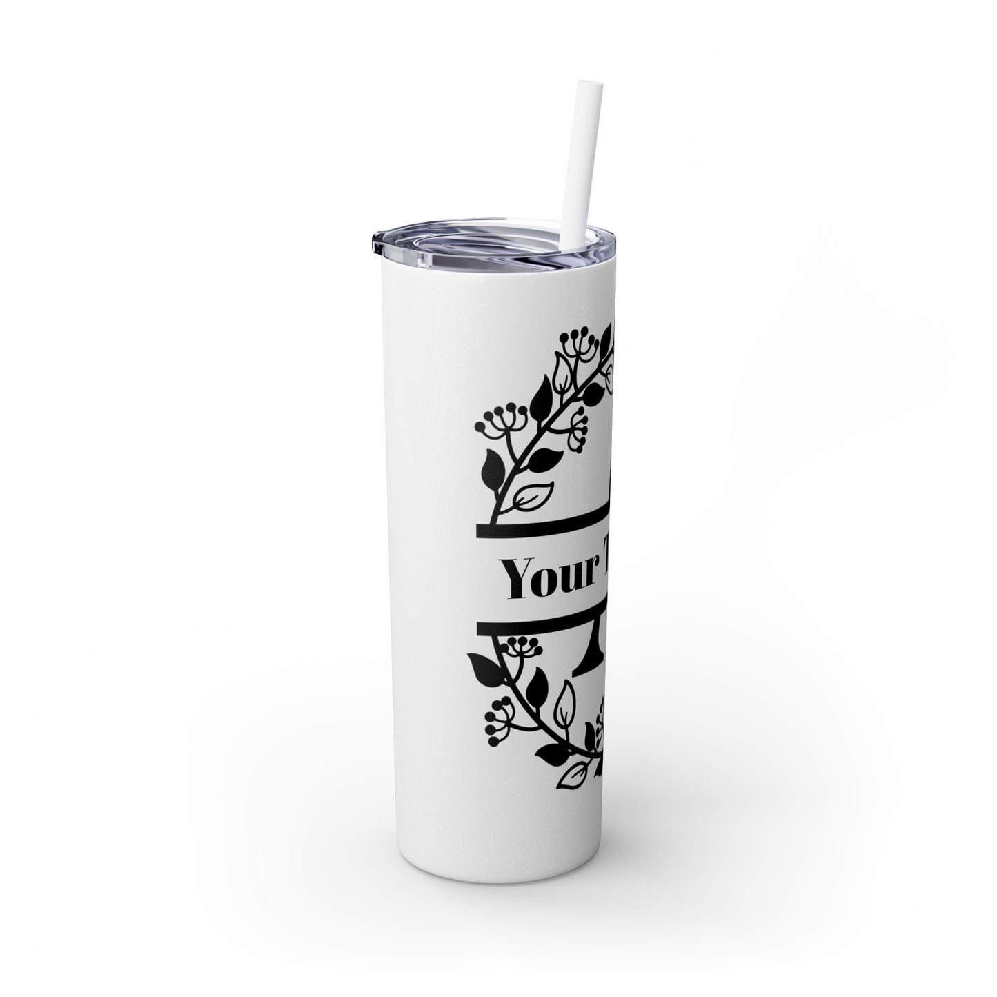 Skinny Tumbler with Straw, 20oz