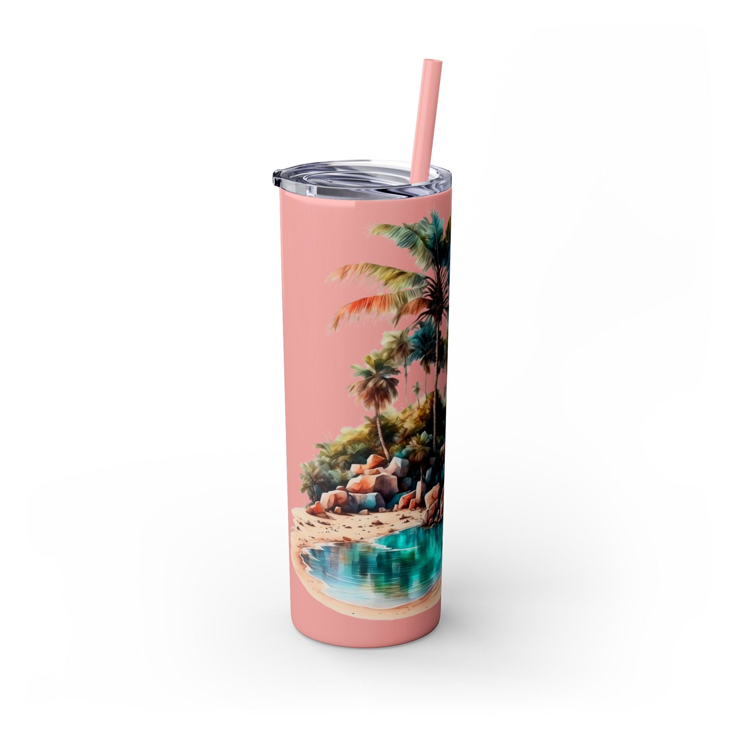 Skinny Tumbler with Straw, 20oz