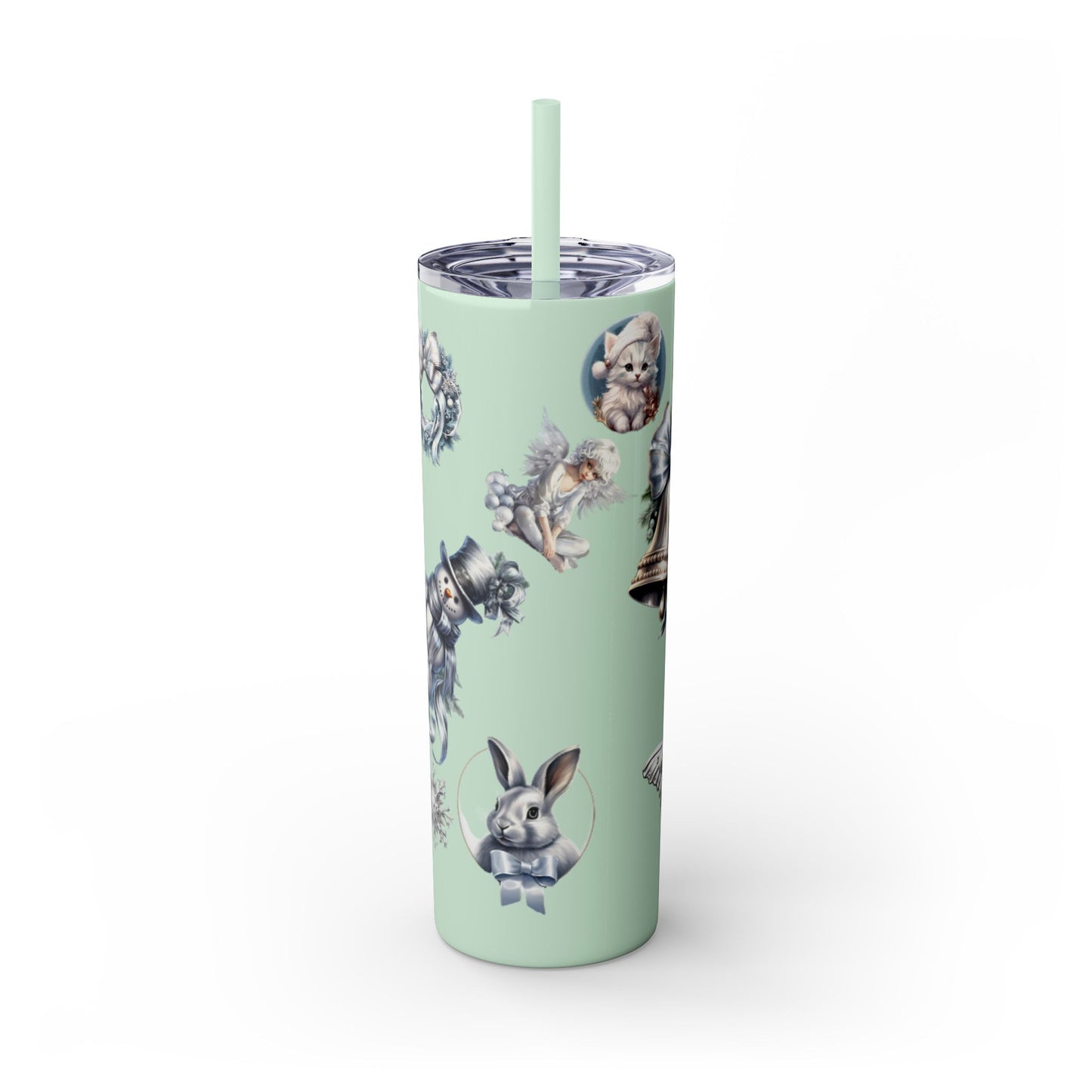 Skinny Tumbler with Straw, 20oz