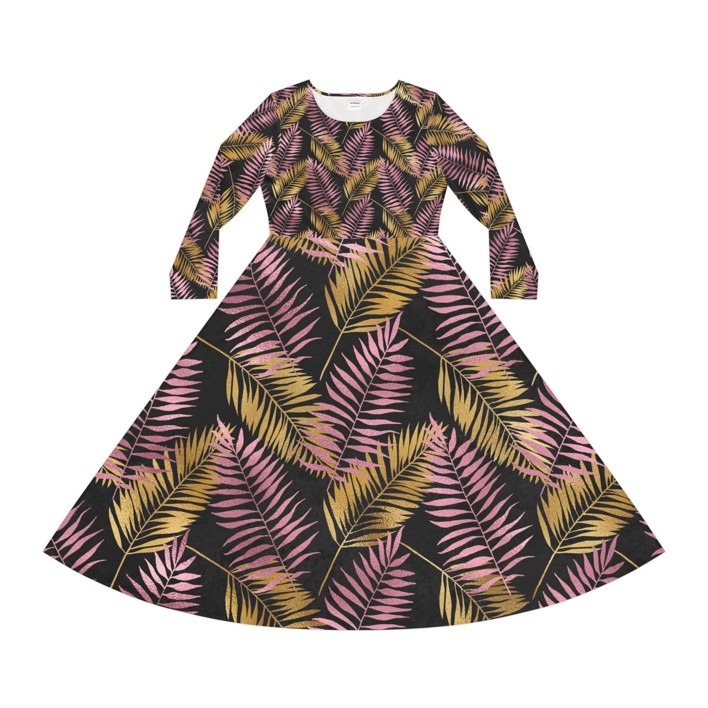 Women's Long Sleeve Dance Dress (AOP)