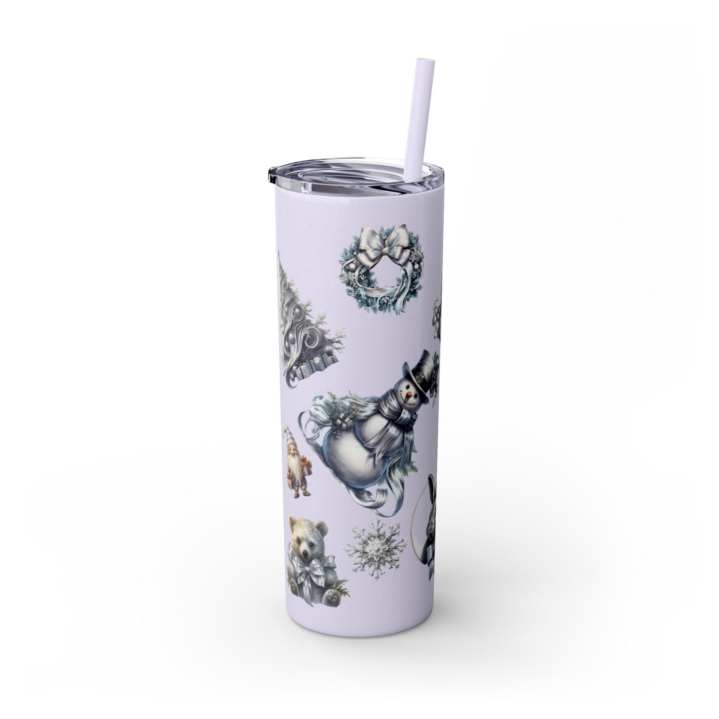 Skinny Tumbler with Straw, 20oz