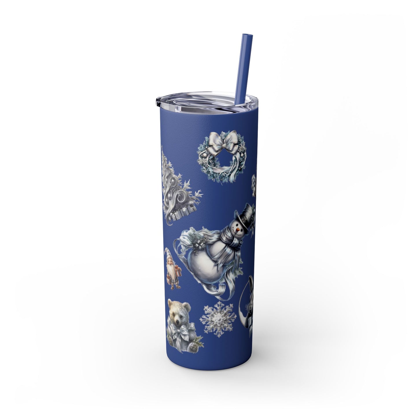 Skinny Tumbler with Straw, 20oz