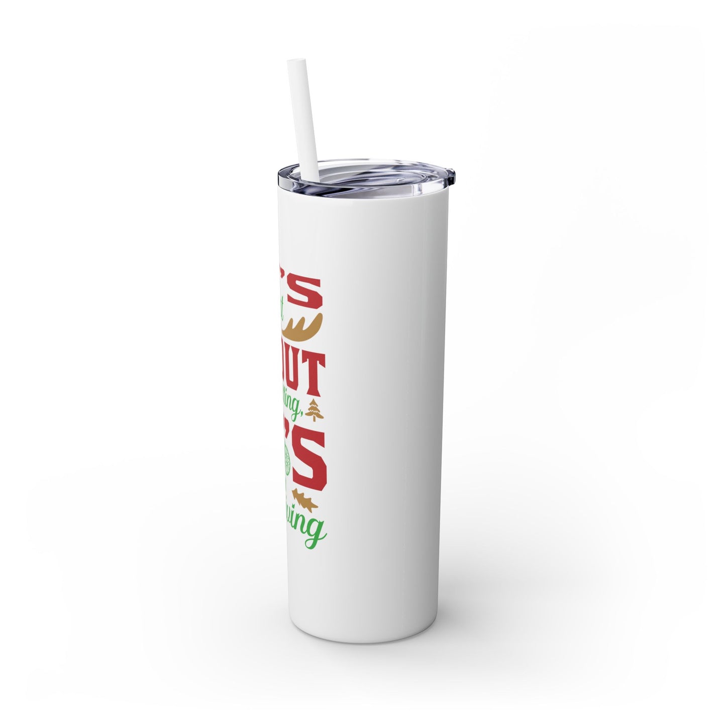 Skinny Tumbler with Straw, 20oz