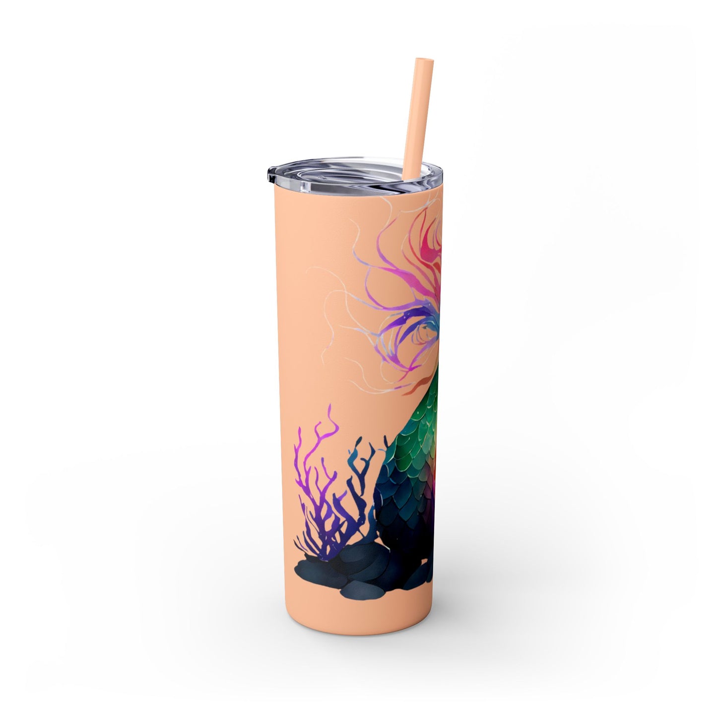 Skinny Tumbler with Straw, 20oz