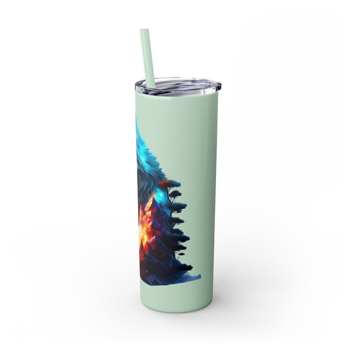 Skinny Tumbler with Straw, 20oz