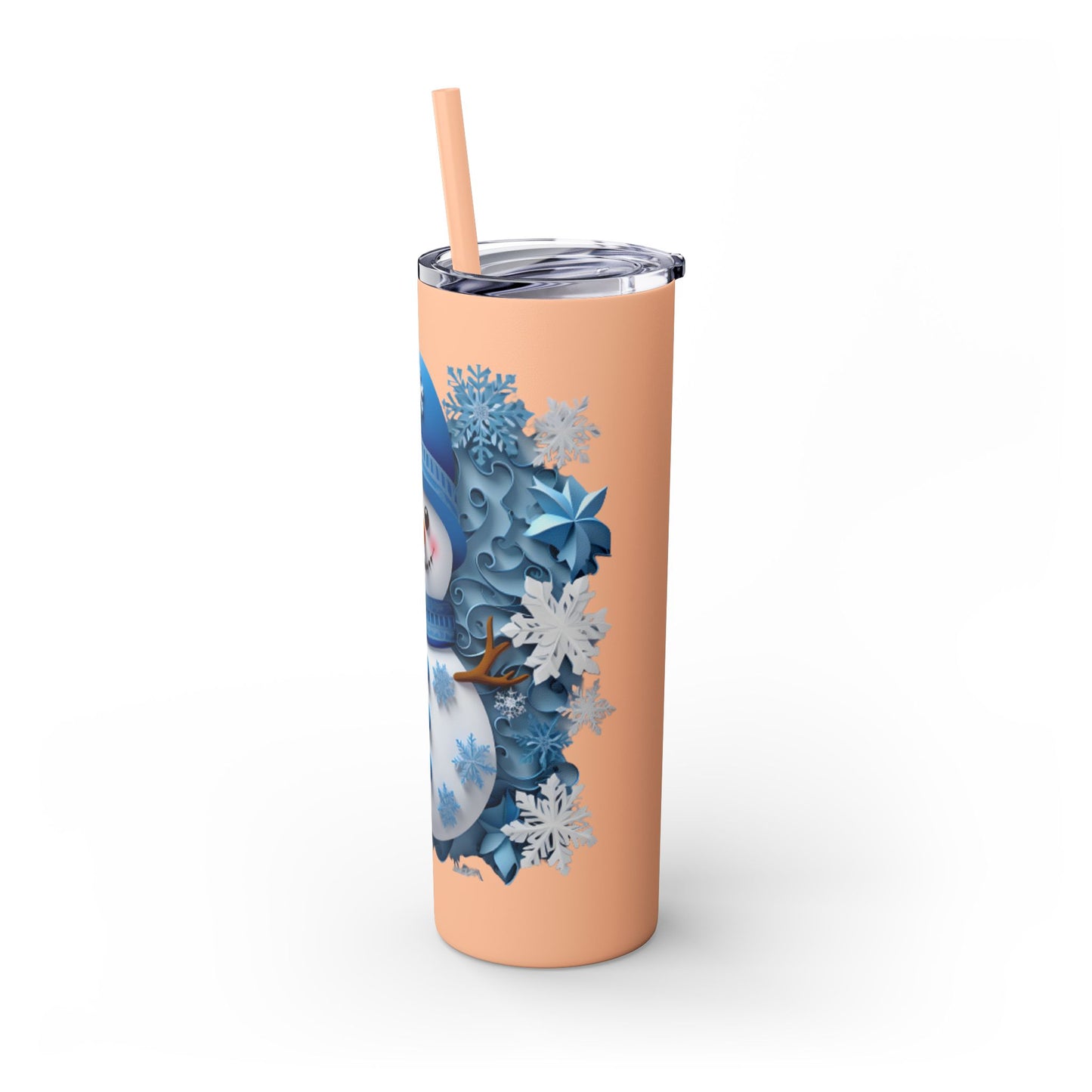 Skinny Tumbler with Straw, 20oz