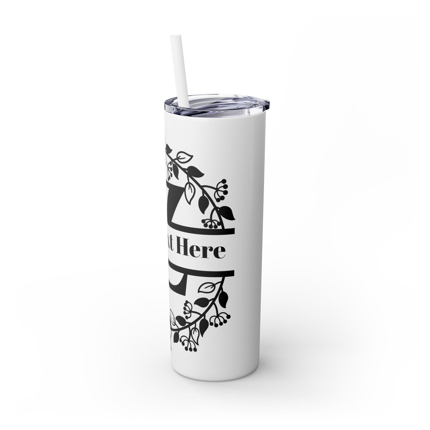 Skinny Tumbler with Straw, 20oz