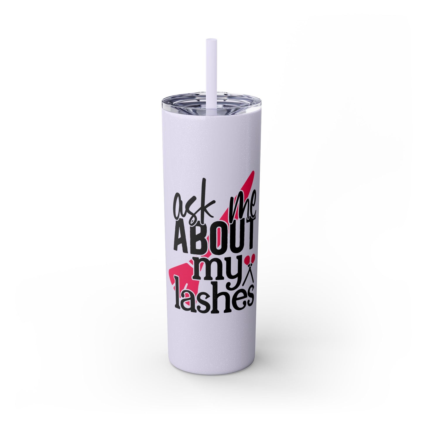 Skinny Tumbler with Straw, 20oz