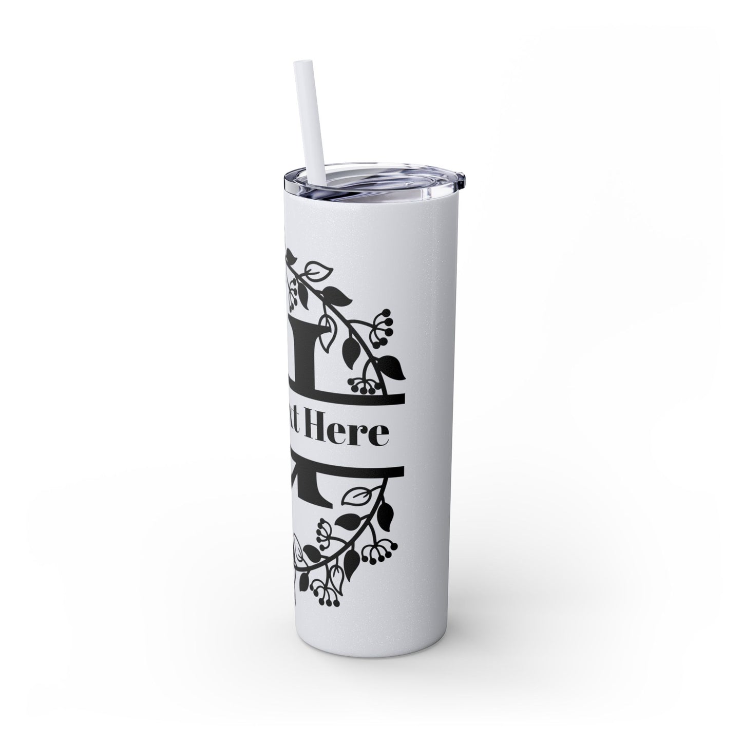 Skinny Tumbler with Straw, 20oz