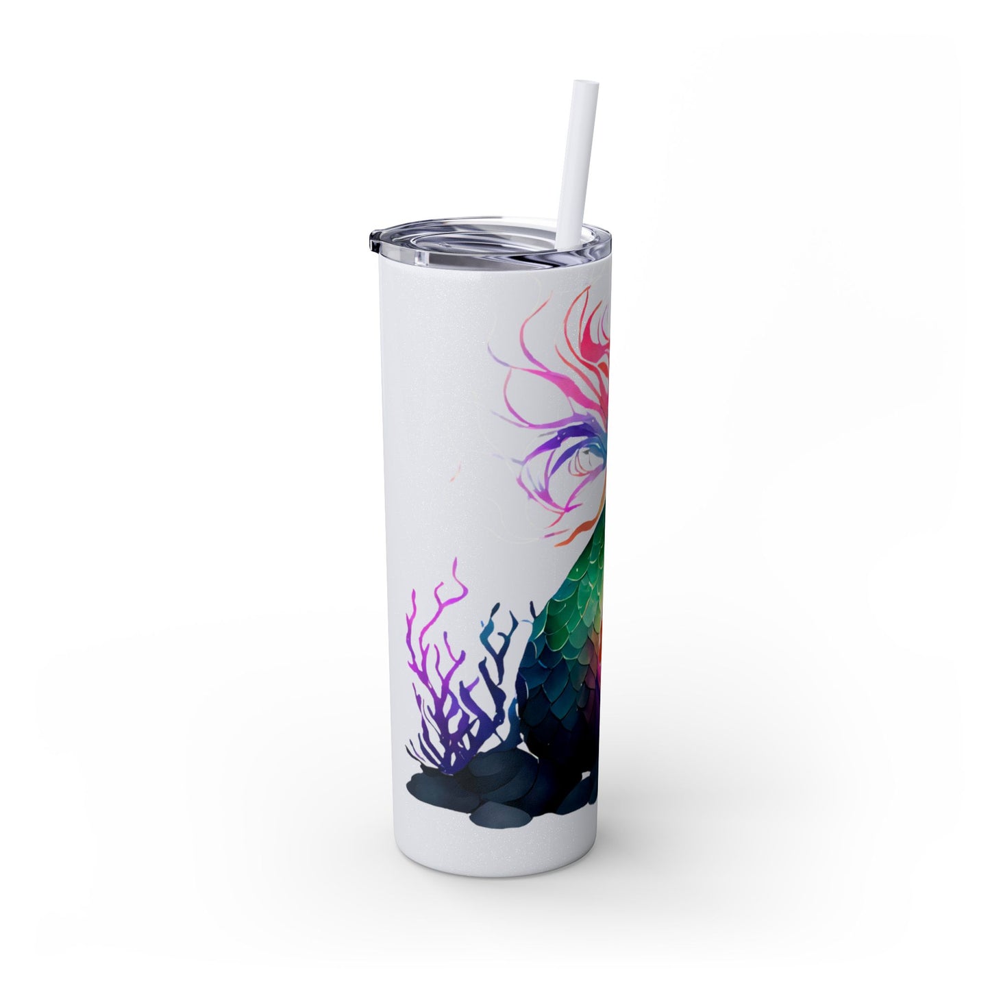 Skinny Tumbler with Straw, 20oz