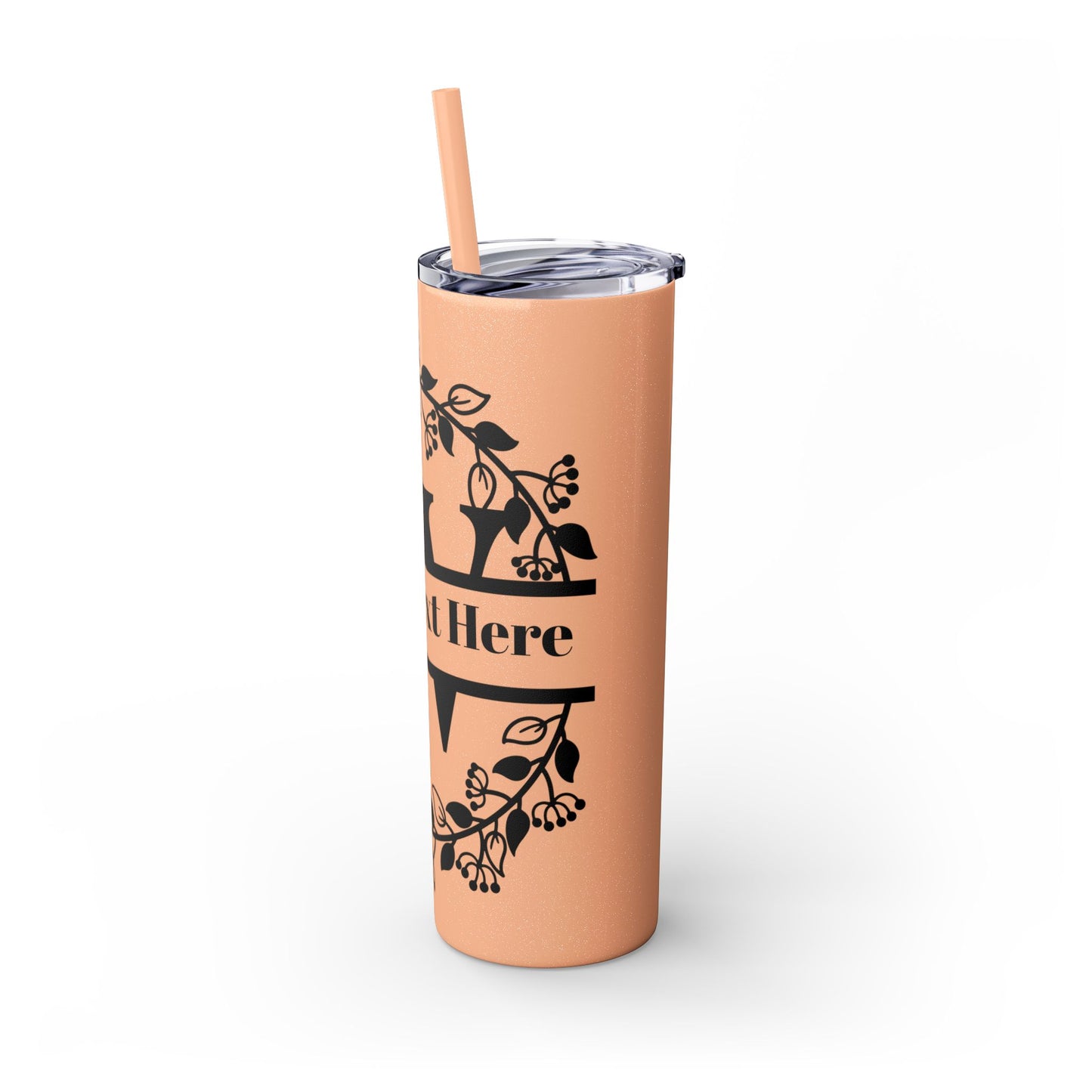 Skinny Tumbler with Straw, 20oz