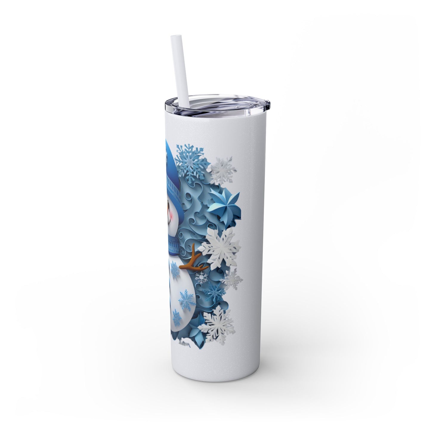 Skinny Tumbler with Straw, 20oz