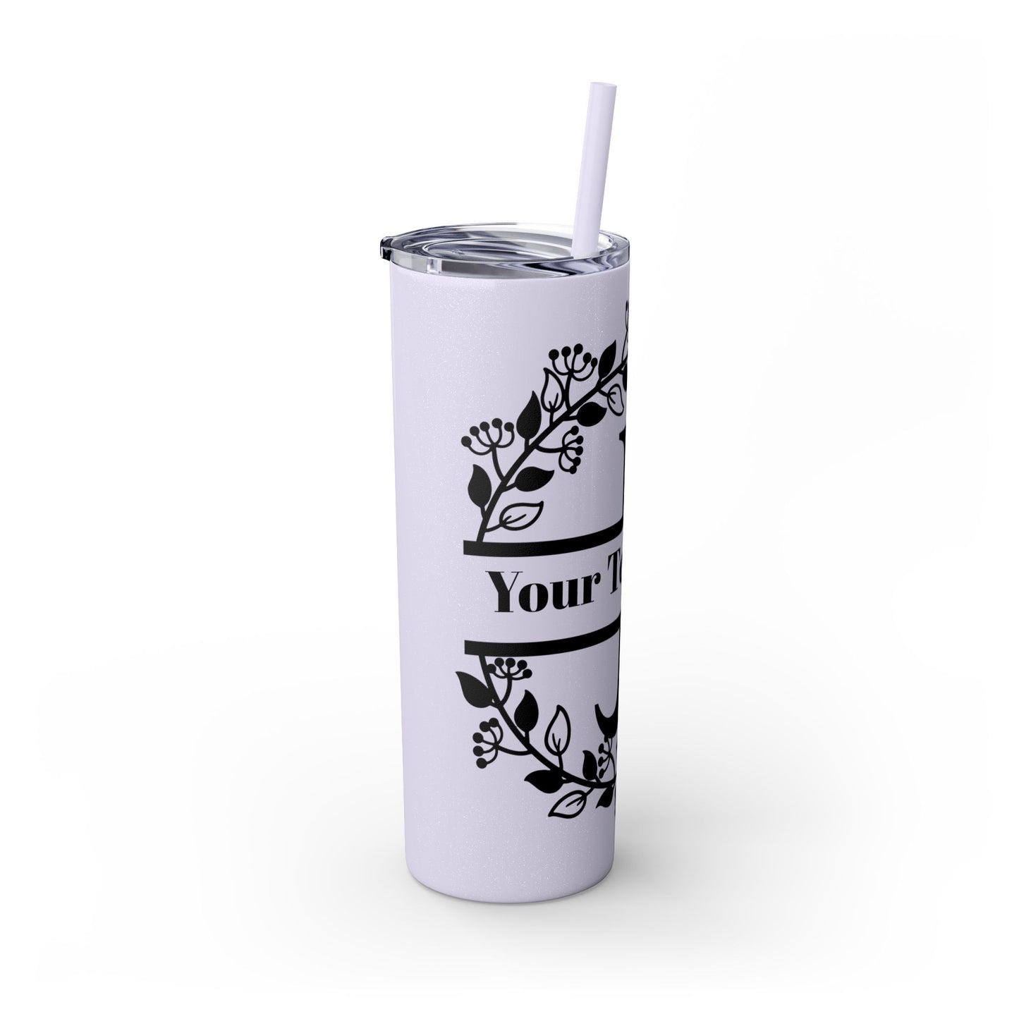 Skinny Tumbler with Straw, 20oz