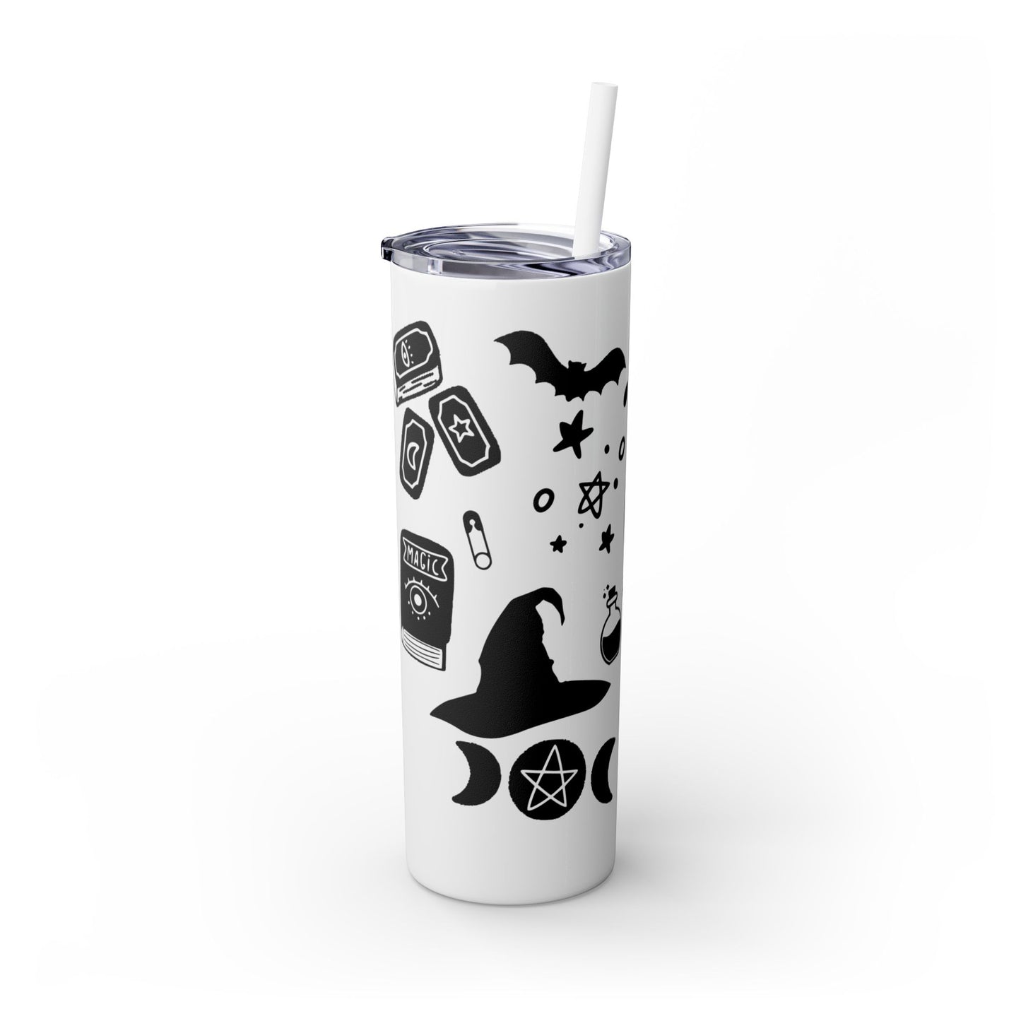 Skinny Tumbler with Straw, 20oz