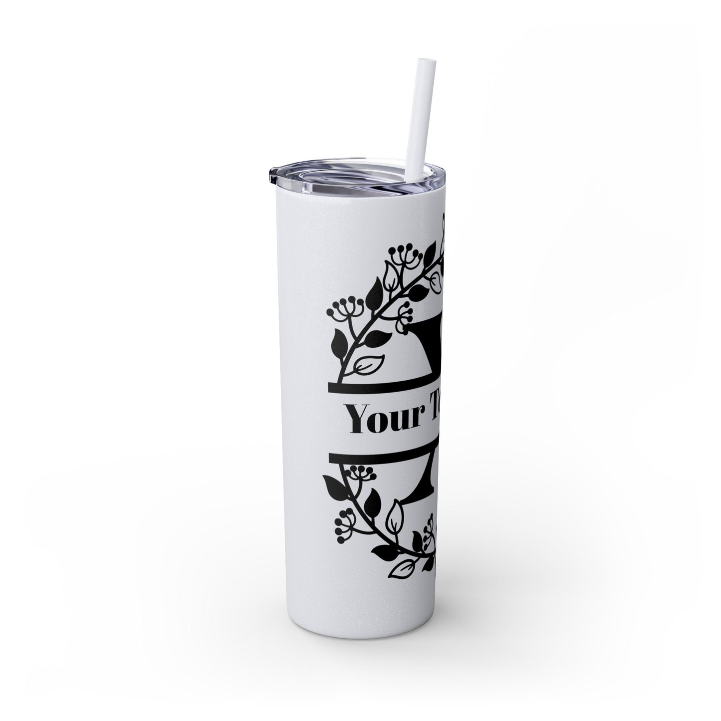 Skinny Tumbler with Straw, 20oz