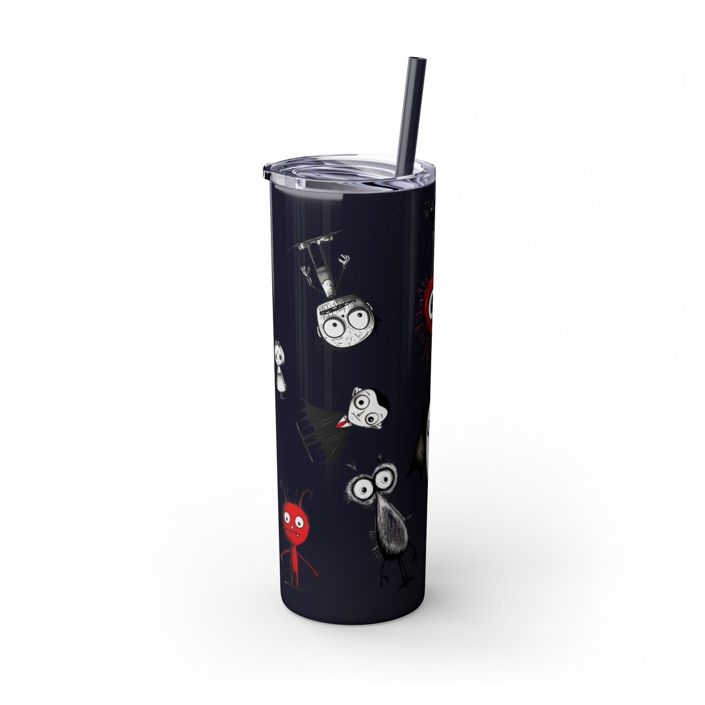 Skinny Tumbler with Straw, 20oz