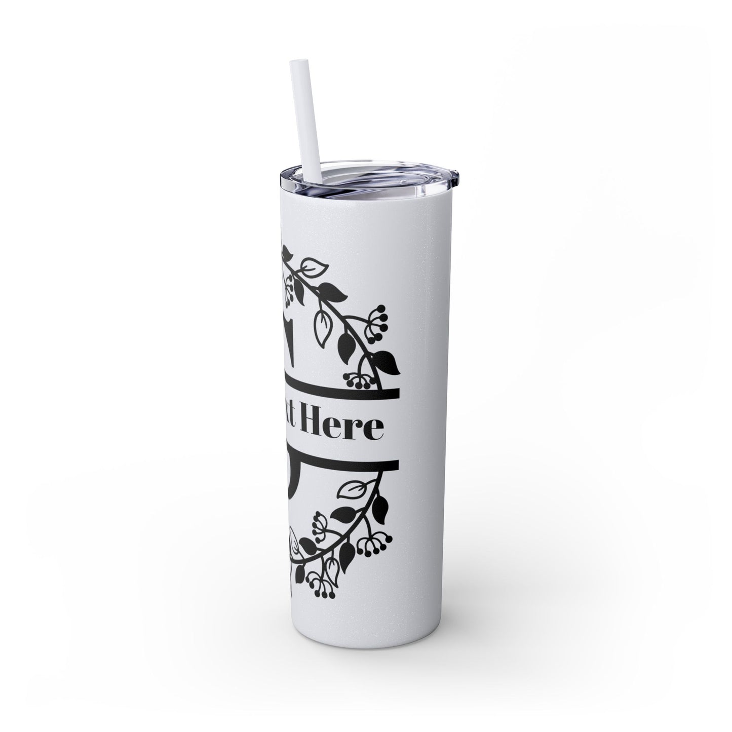 Skinny Tumbler with Straw, 20oz