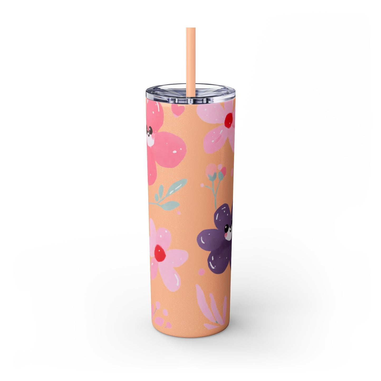 Skinny Tumbler with Straw, 20oz