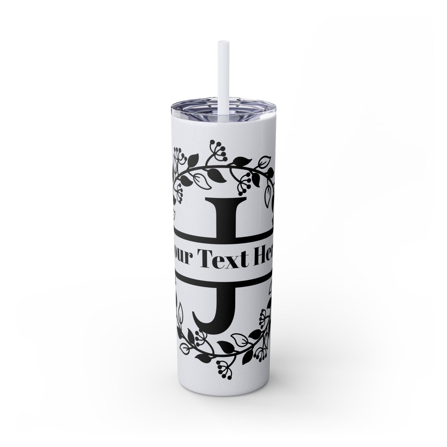 Skinny Tumbler with Straw, 20oz