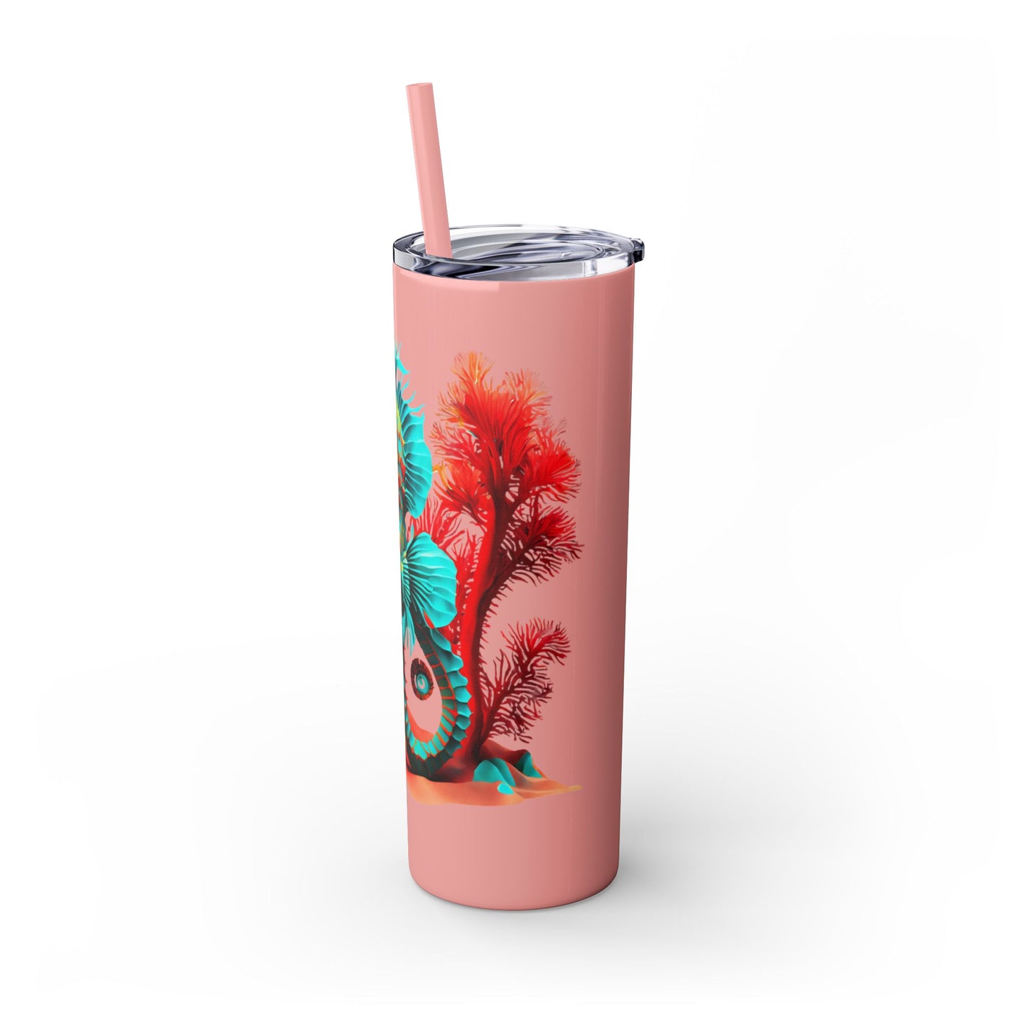 Skinny Tumbler with Straw, 20oz
