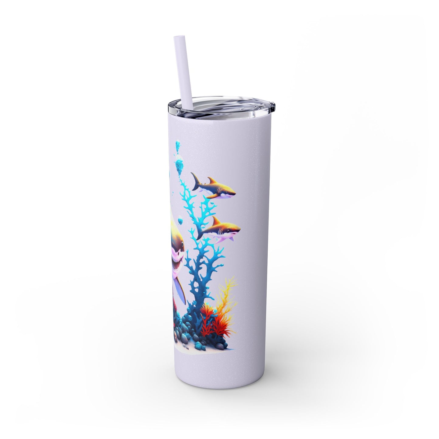 Skinny Tumbler with Straw, 20oz