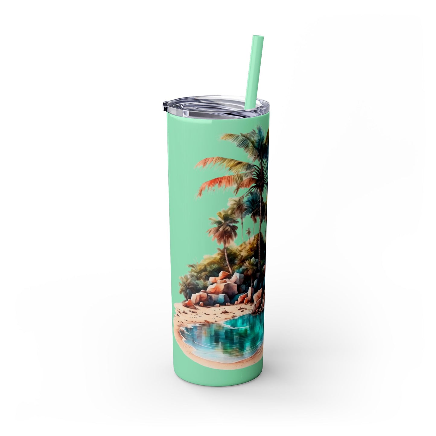 Skinny Tumbler with Straw, 20oz