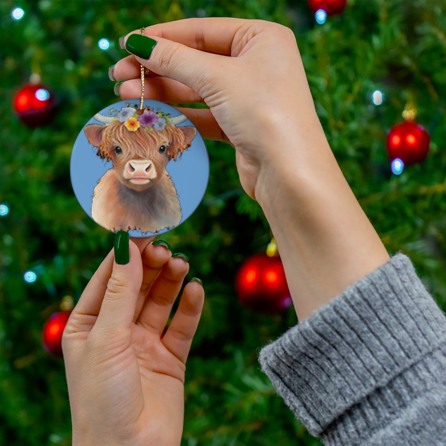 Ceramic Ornament, 1-Pack