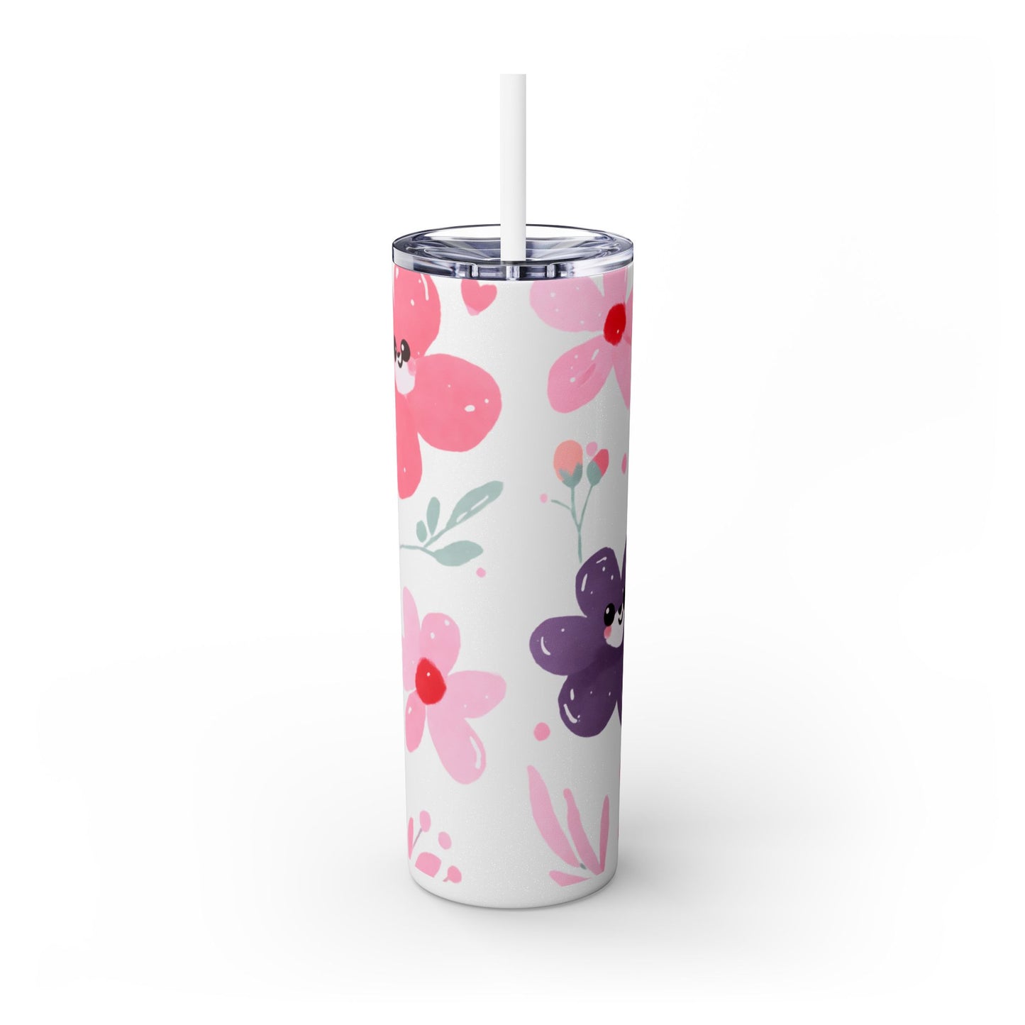 Skinny Tumbler with Straw, 20oz