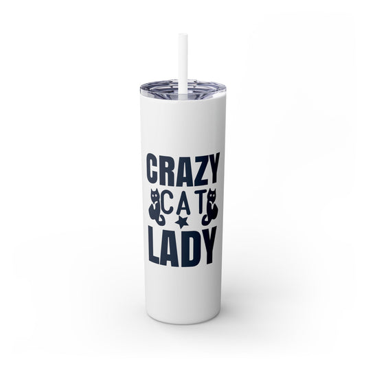 Skinny Tumbler with Straw, 20oz