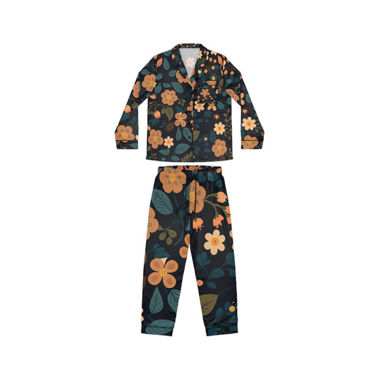Women's Satin Pajamas (AOP)